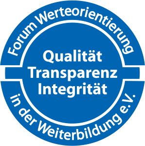 FWW_Siegel_1c_100mm Ich verpflichte mich zu Qualität - Transparenz - Integrität
